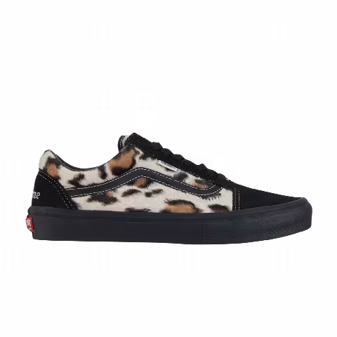 Supreme x Vans Skate Old Skool 'Leopard Pack - Black'