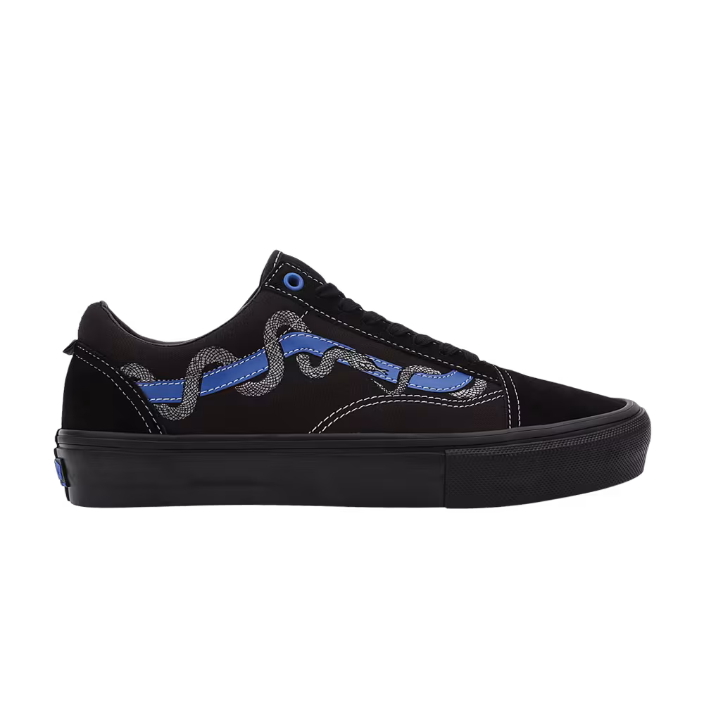 Breana Geering x Vans Skate Old Skool Black Blue Snake