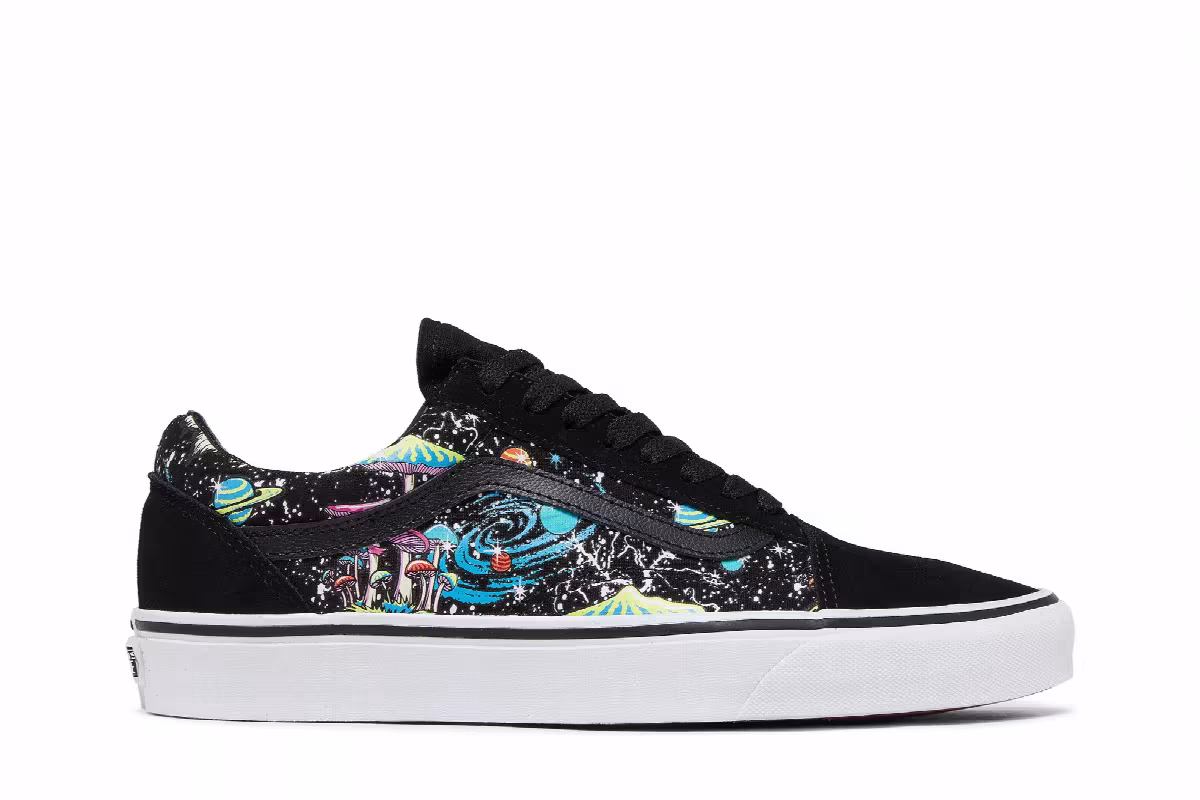 Vans Old Skool Glow In The Dark - Psychedelic Space, view 2