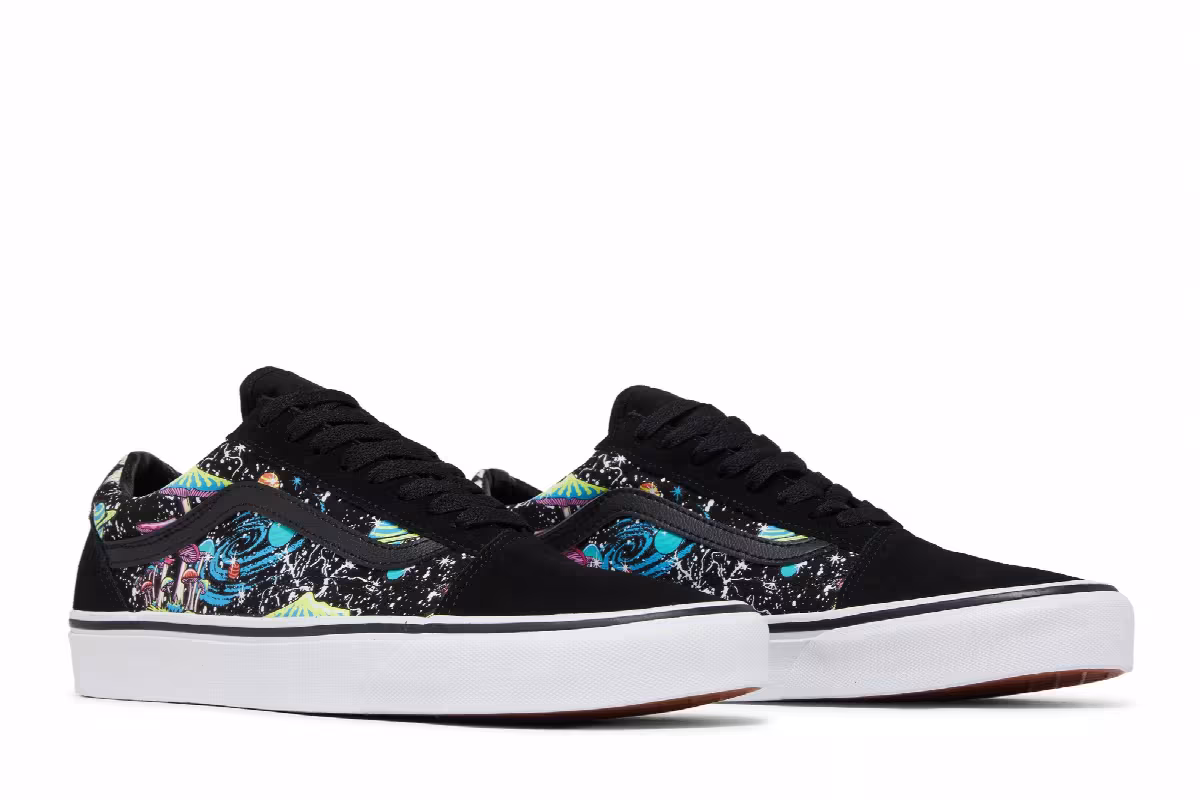 Vans Old Skool Glow In The Dark - Psychedelic Space, view 9