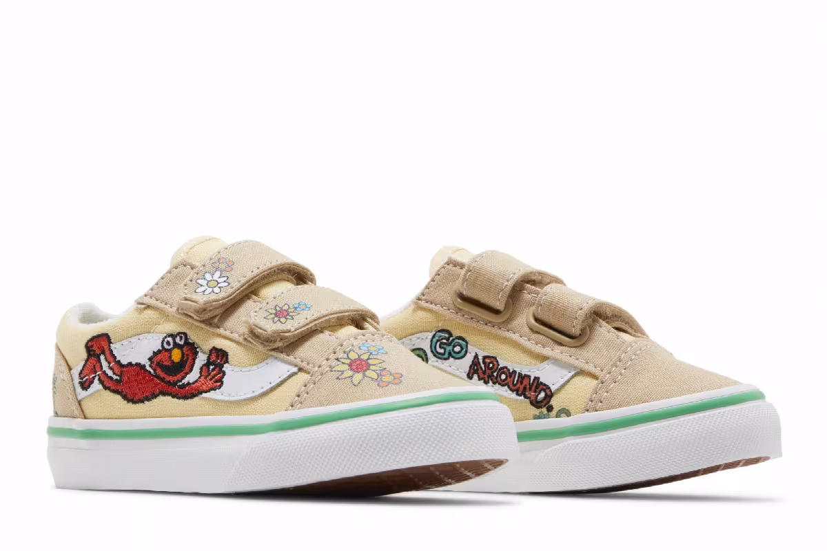 Sesame Street x Vans Old Skool V Toddler Elmo, view 9