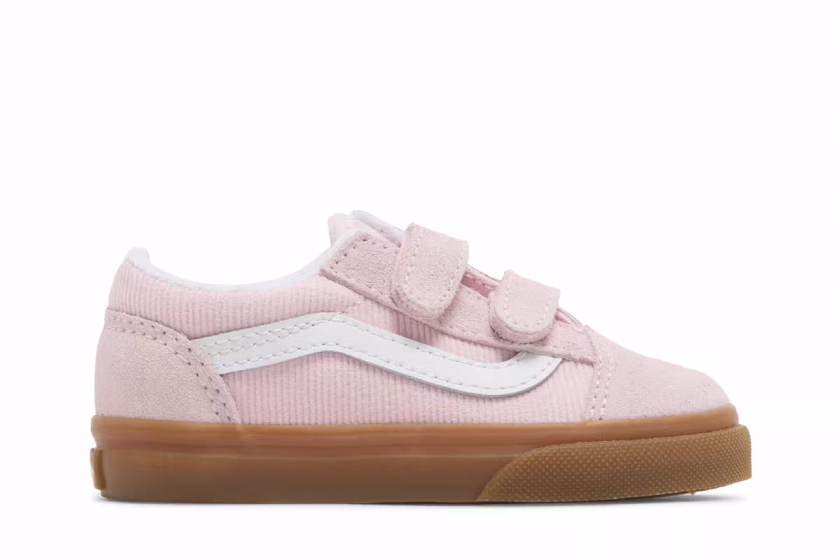Vans Old Skool V Toddler Pop Pink Gum, view 2