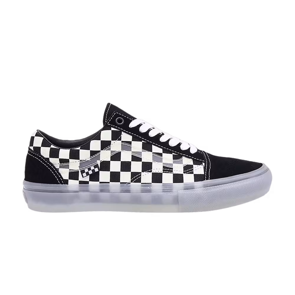 Vans Skate Old Skool Glow In The Dark Checkerboard