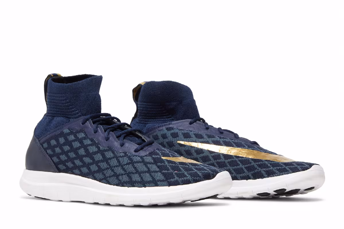 Nike Free Hypervenom 3 FC College Navy, view 9