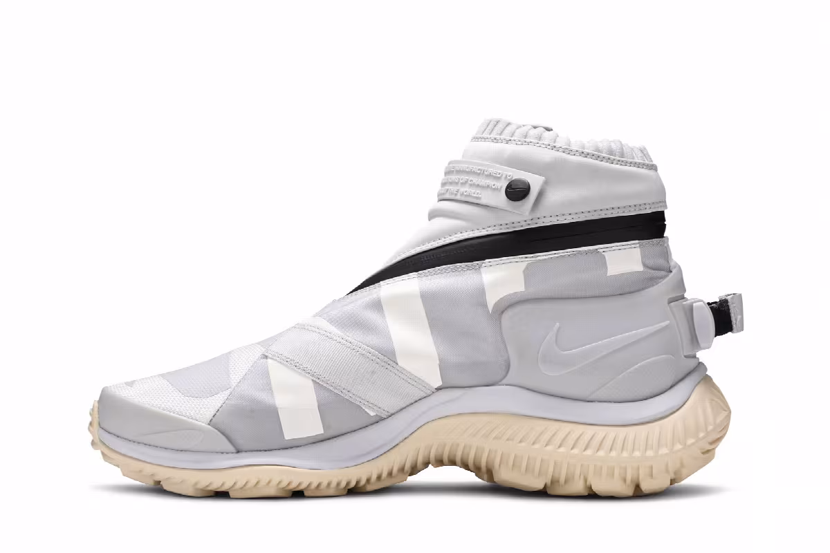 Gyakusou x Nike Gaiter Boot Pure Platinum, view 4