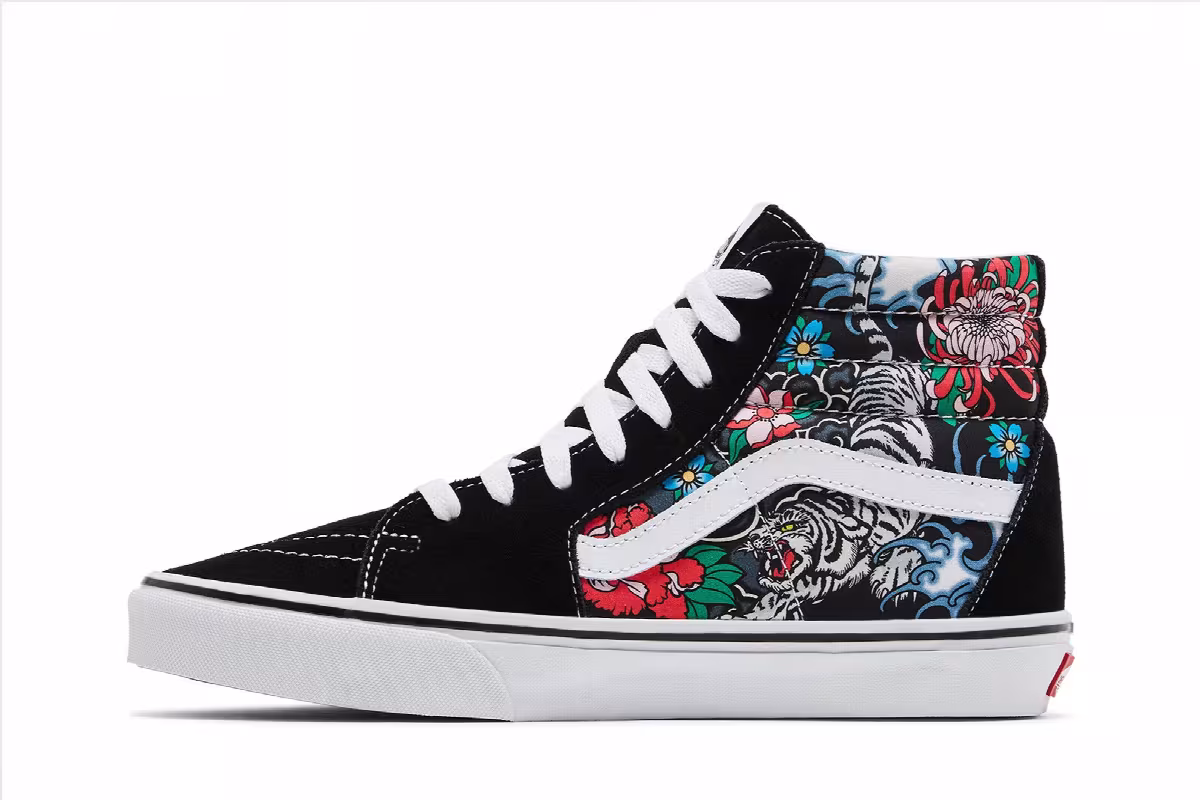 Vans Sk8-Hi Tiger Floral, view 4