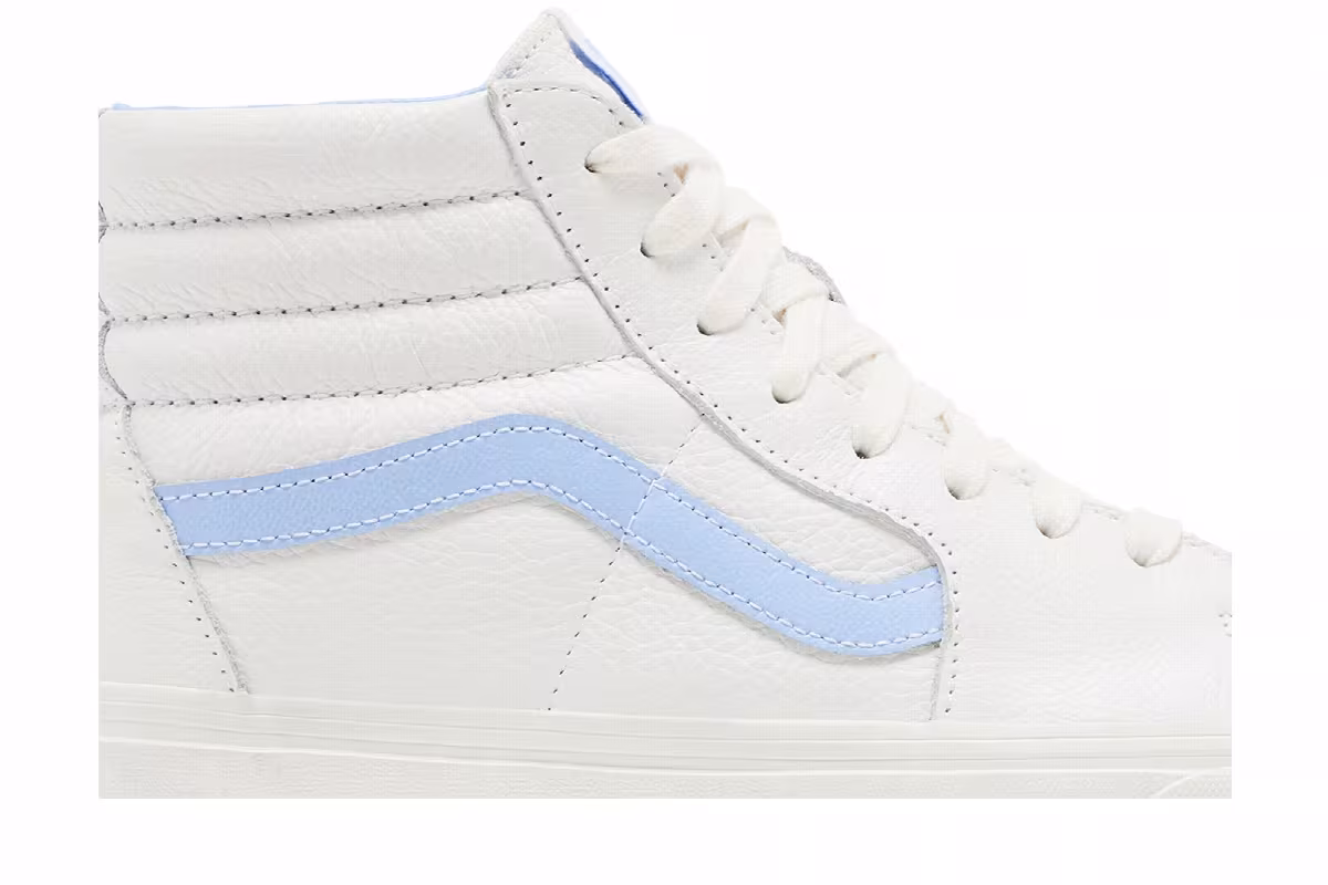 Vans Sk8-Hi Vintage Leather Blanc de Blanc Blue, view 3