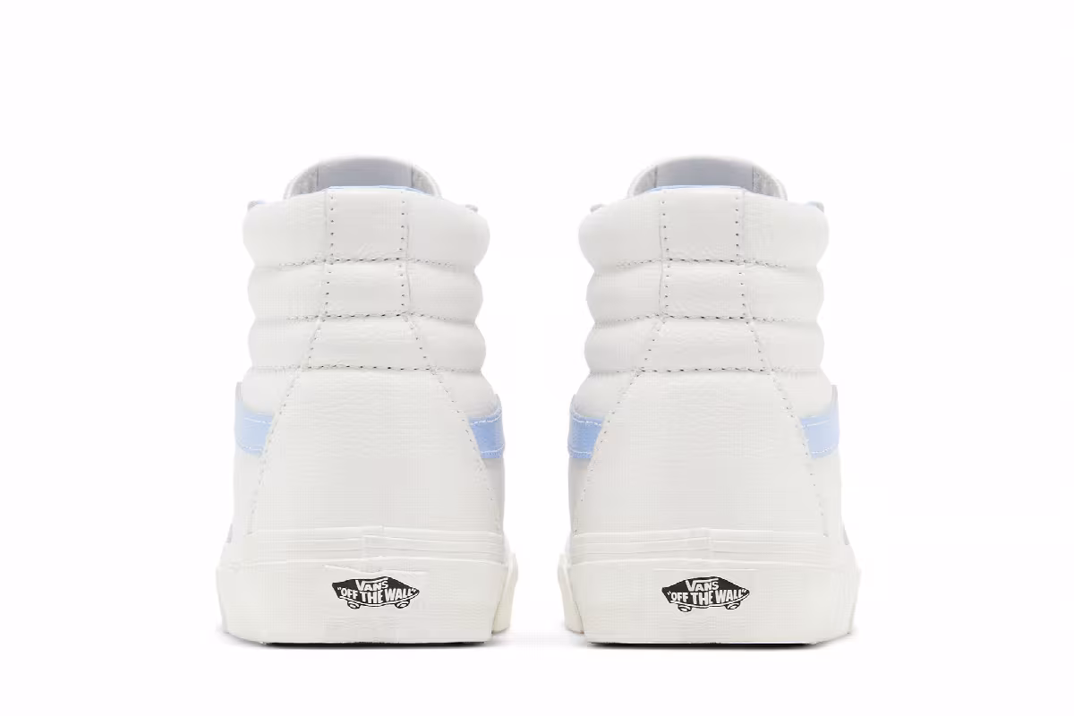 Vans Sk8-Hi Vintage Leather Blanc de Blanc Blue, view 7