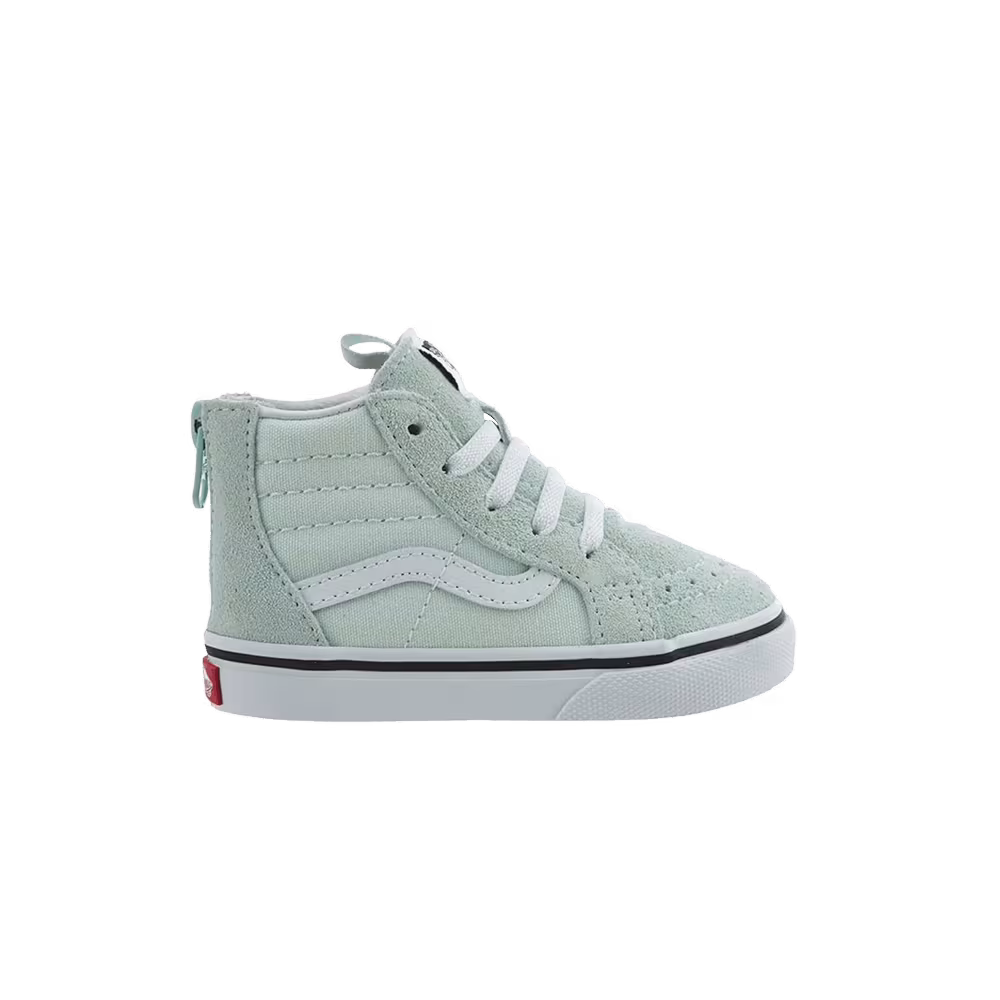 Vans Sk8-Hi Zip Toddler Aqua Glass