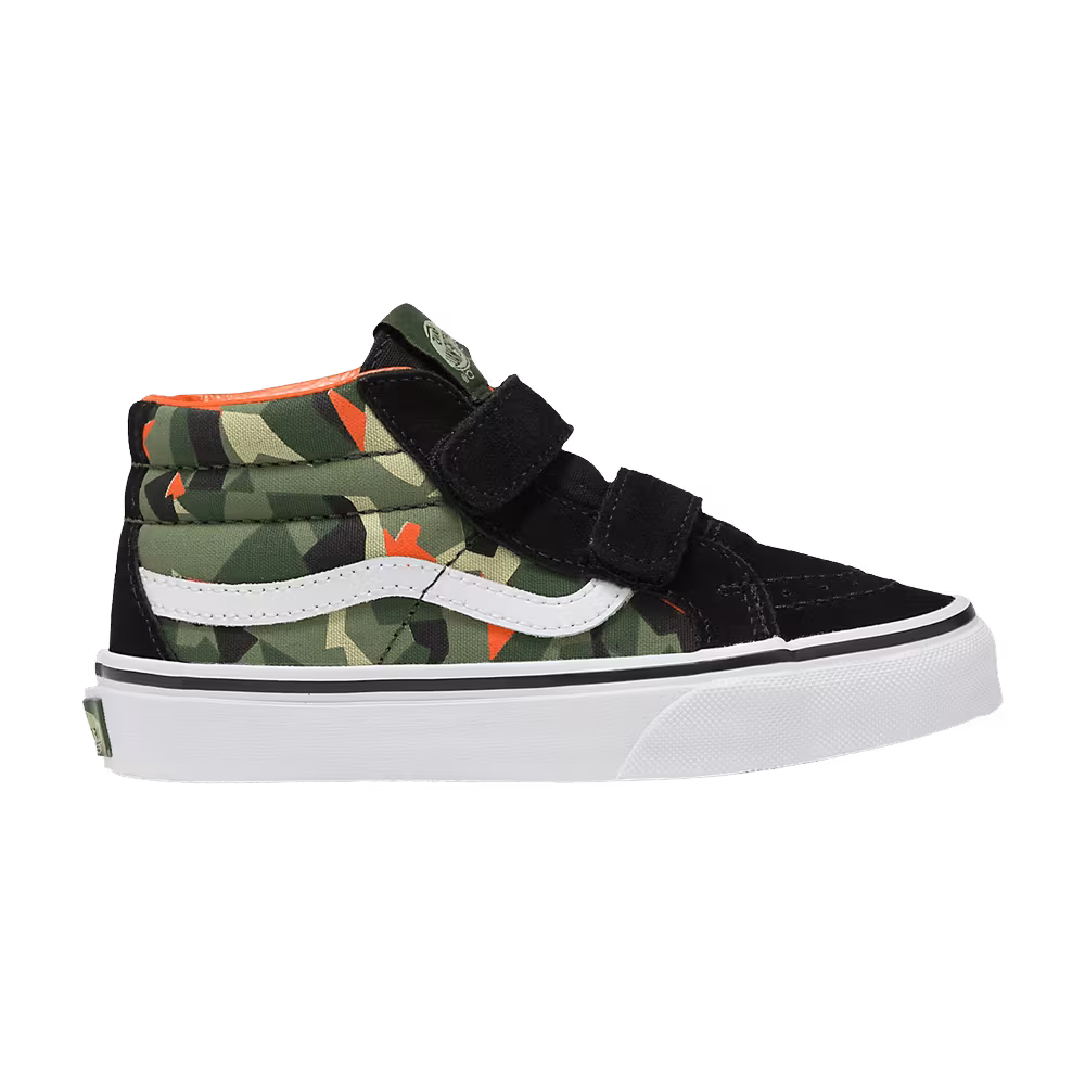 Vans Sk8-Mid Reissue V Kids Geo Camo Black