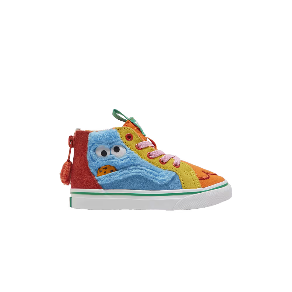 Sesame Street x Vans Sk8-Hi Zip Toddler Cookie Monster