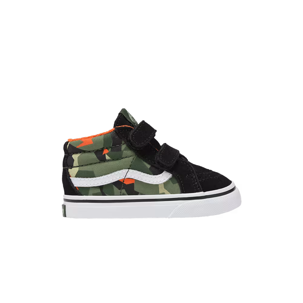 Vans Sk8-Mid Reissue V Toddler Geo Camo Black