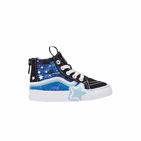 Vans Sk8-Hi Zip Toddler 'Glow Galaxy Black'