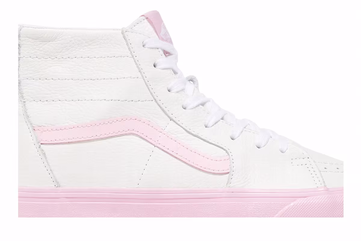 Barbie x Vans Sk8-Hi Tapered Stackform White Pink, view 3