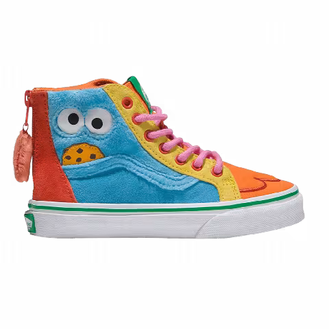 Sesame Street x Vans Sk8-Hi Zip Kids 'Cookie Monster'