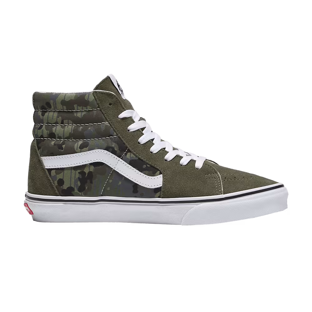 Vans Sk8-Hi Rain Camo Green