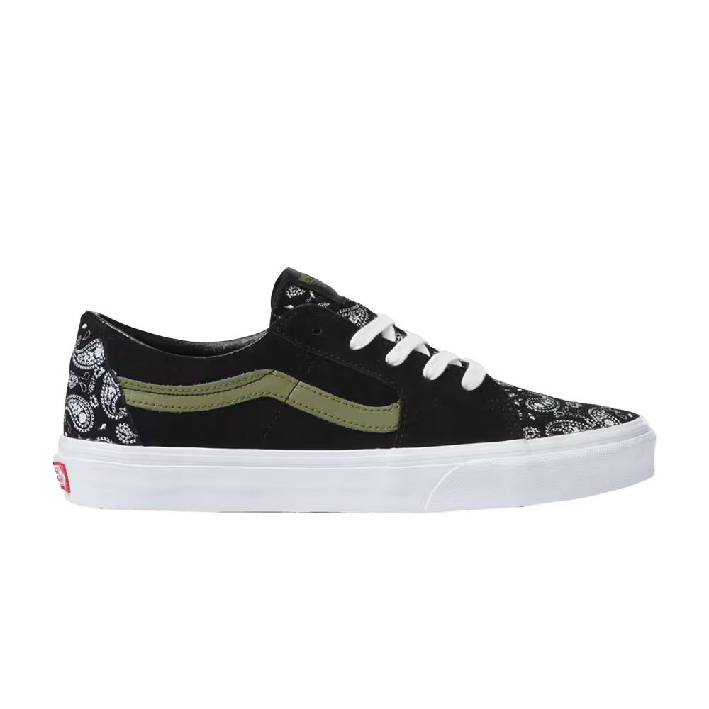 Vans Sk8-Low Paisley - Black Green