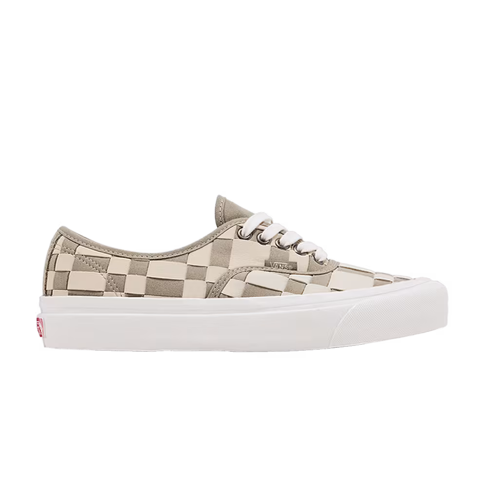 Vans Authentic 44 DX Woven Check - Brown Khaki