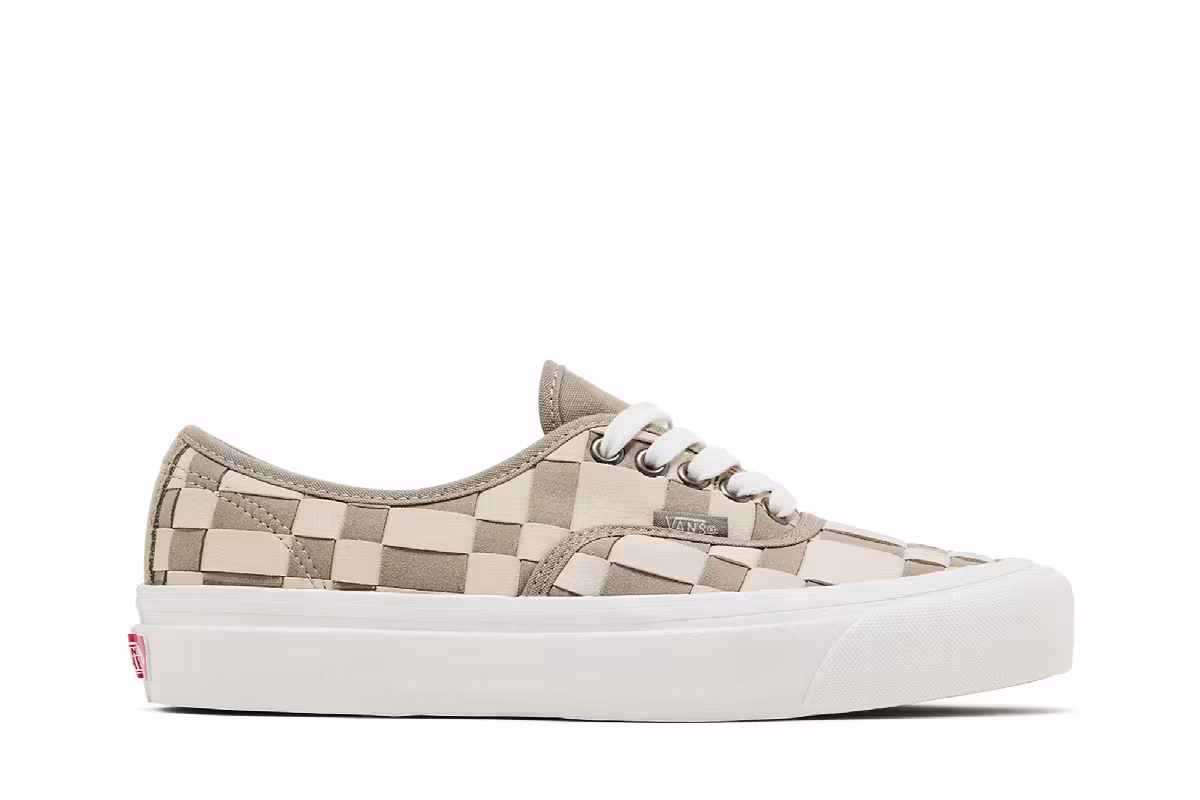 Vans Authentic 44 DX Woven Check - Brown Khaki, view 2