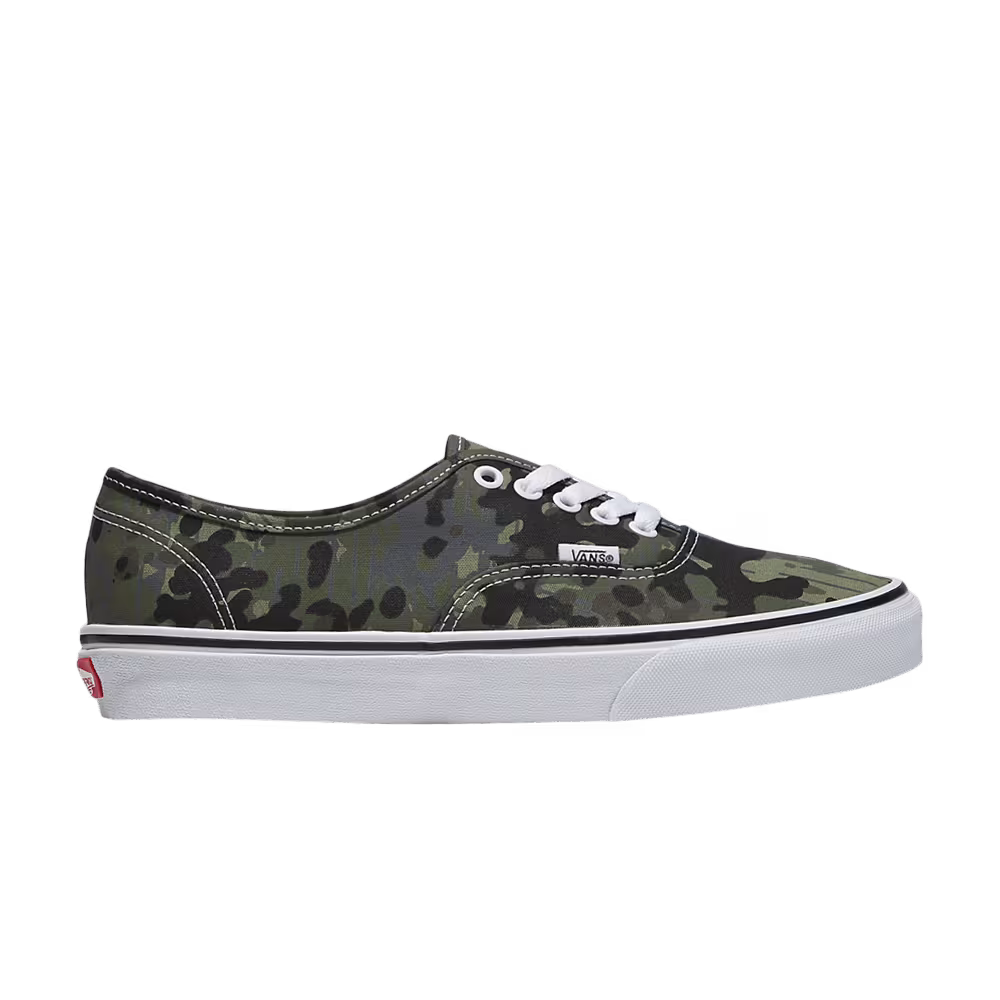 Vans Authentic Rain Camo Green
