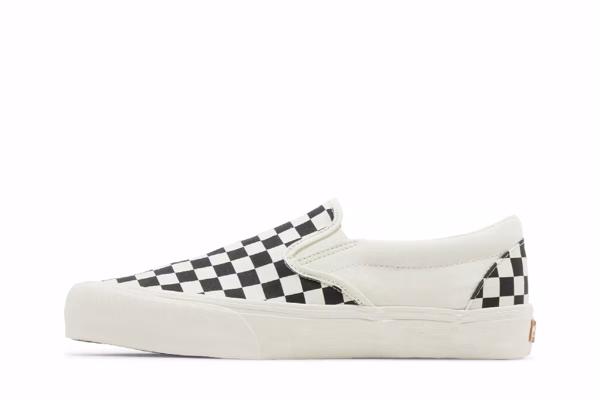 Vans Slip-On VR3 Black Marshmallow Checkerboard, view 4
