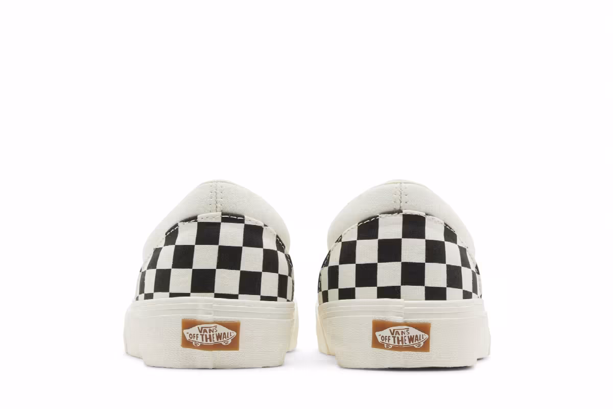 Vans Slip-On VR3 Black Marshmallow Checkerboard, view 7