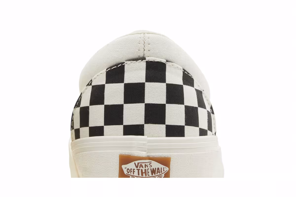 Vans Slip-On VR3 Black Marshmallow Checkerboard, view 8