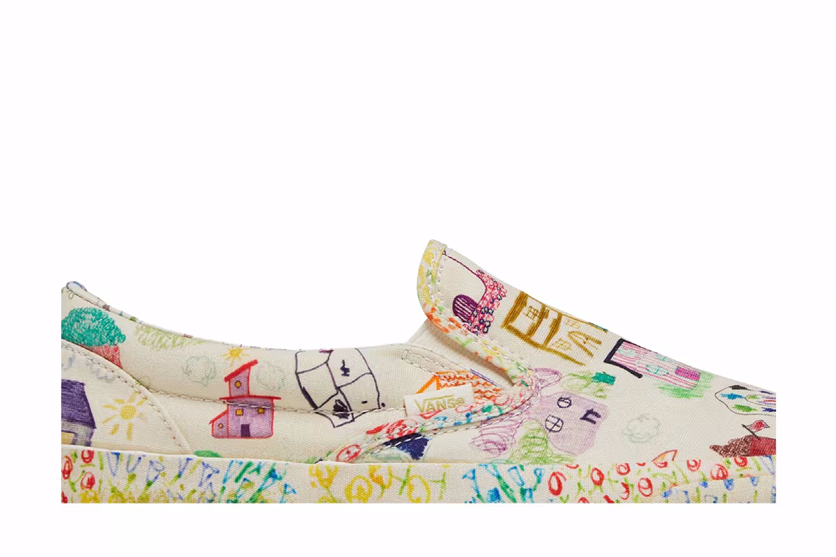 Collina Strada x Vans Classic Slip-On Idyllic Neighborhood, view 3