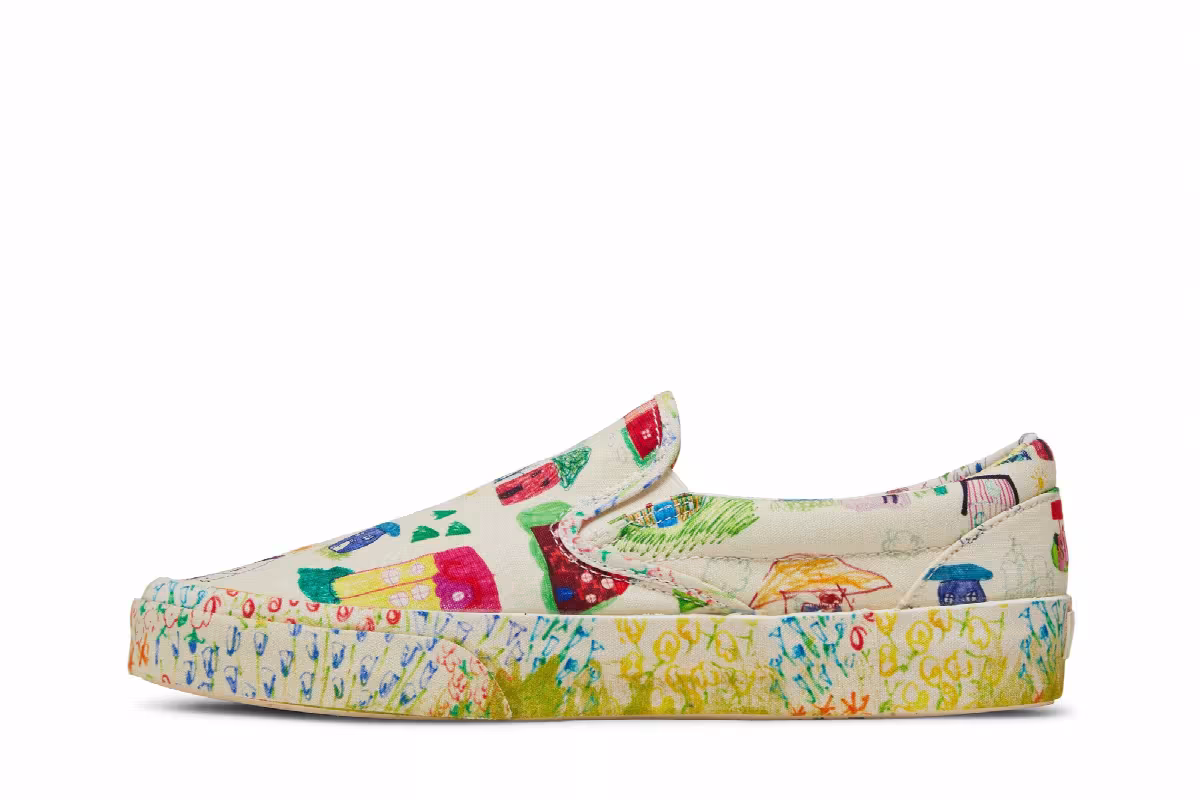 Collina Strada x Vans Classic Slip-On Idyllic Neighborhood, view 4