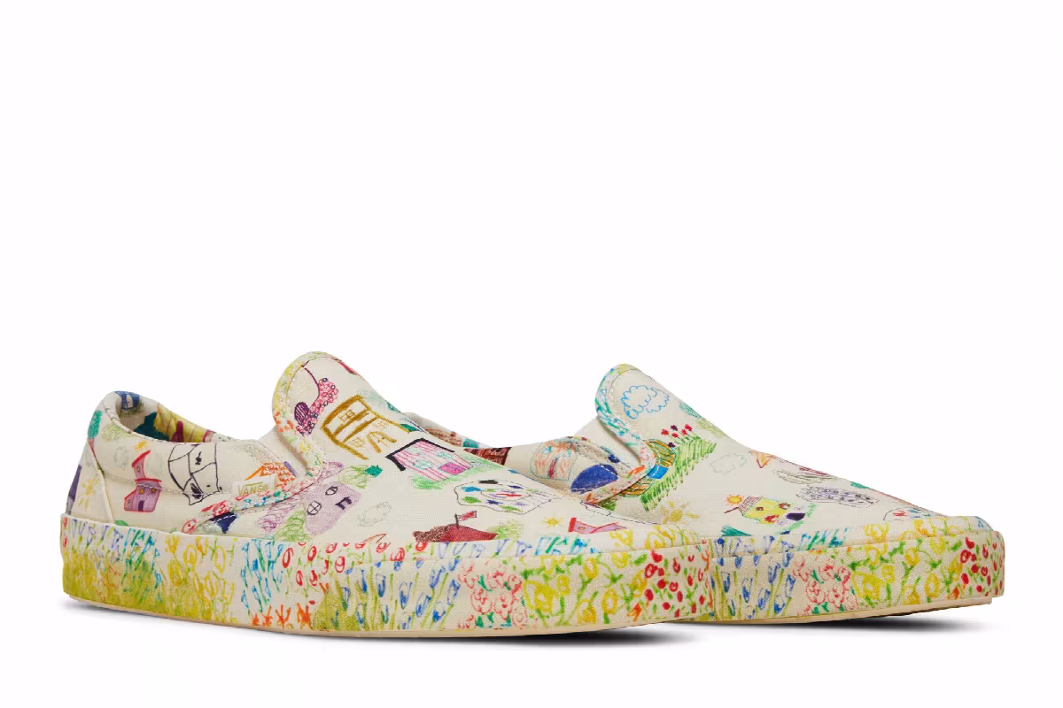 Collina Strada x Vans Classic Slip-On Idyllic Neighborhood, view 9