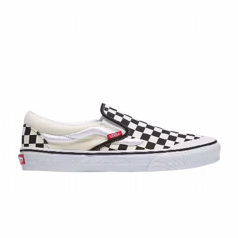 Vans Classic Slip-On 138 'Sidestripe - Black Checkerboard'