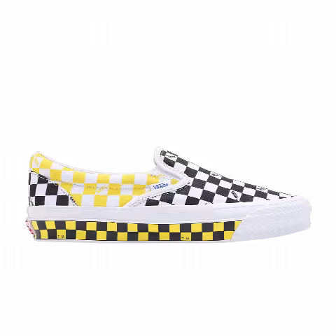 Vans OG Classic Slip-On LX 'Checkerboard - Black Yellow'