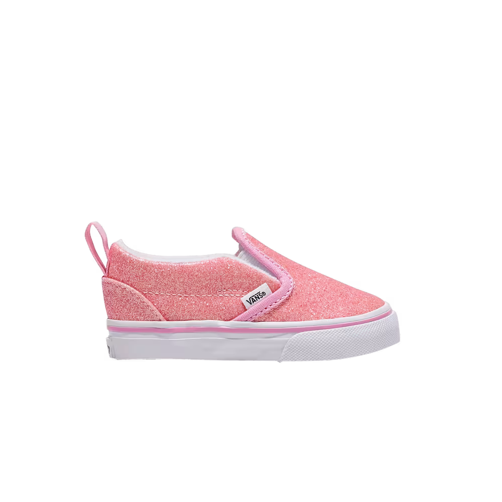 Vans Slip-On V Toddler Glitter - Pink