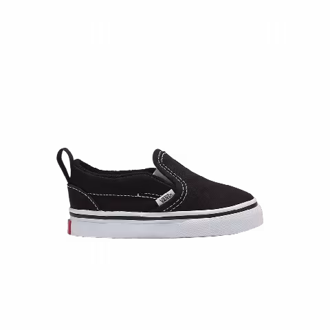 Vans Slip-On V Toddler 'Black White'