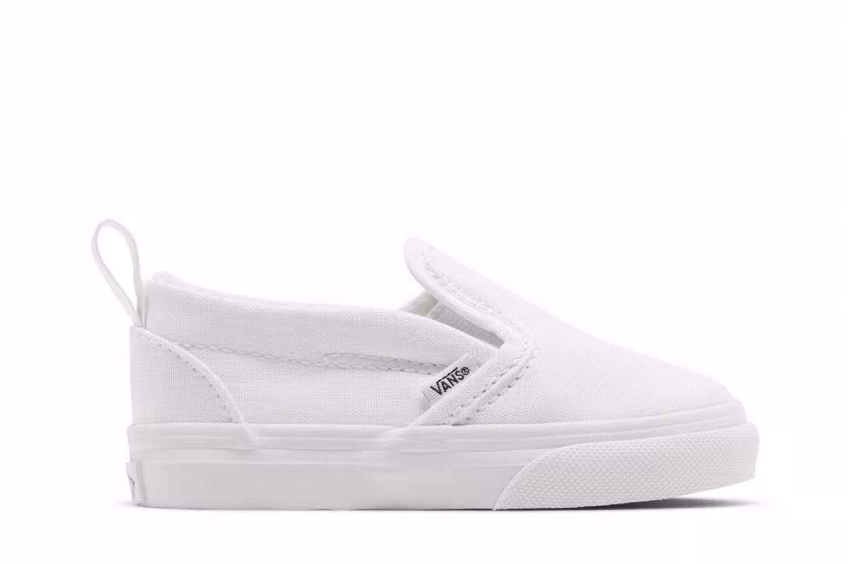 Vans Slip-On V Toddler Triple White, view 2