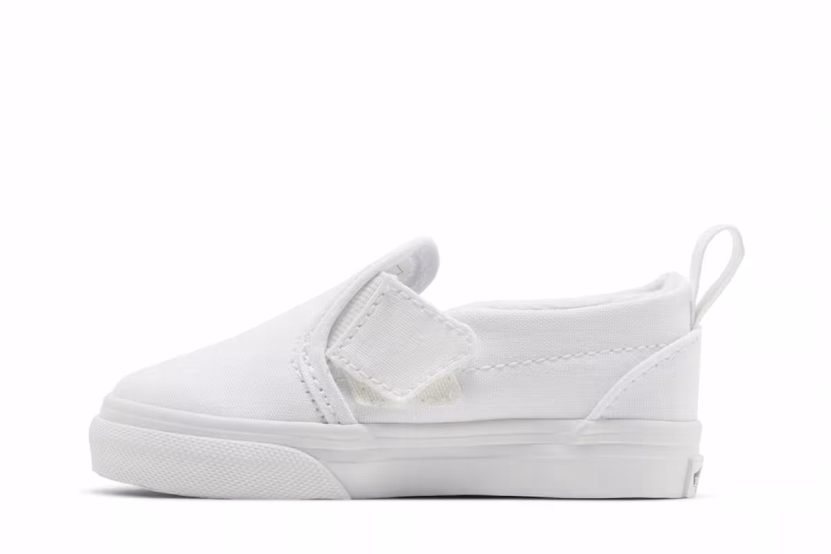 Vans Slip-On V Toddler Triple White, view 4