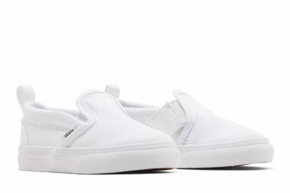 Vans Slip-On V Toddler Triple White, view 9