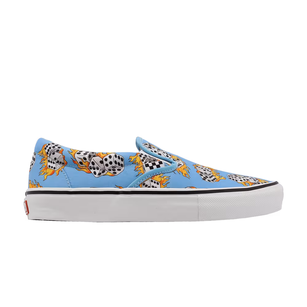 Vans Skate Slip-On Blue Flame Dice