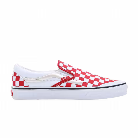 Vans Classic Slip-On 138 'Sidestripe - Red Checkerboard'