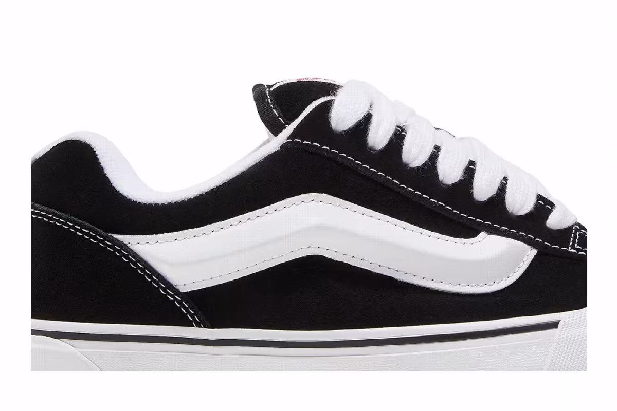 Vans Knu-Skool Black White, view 3