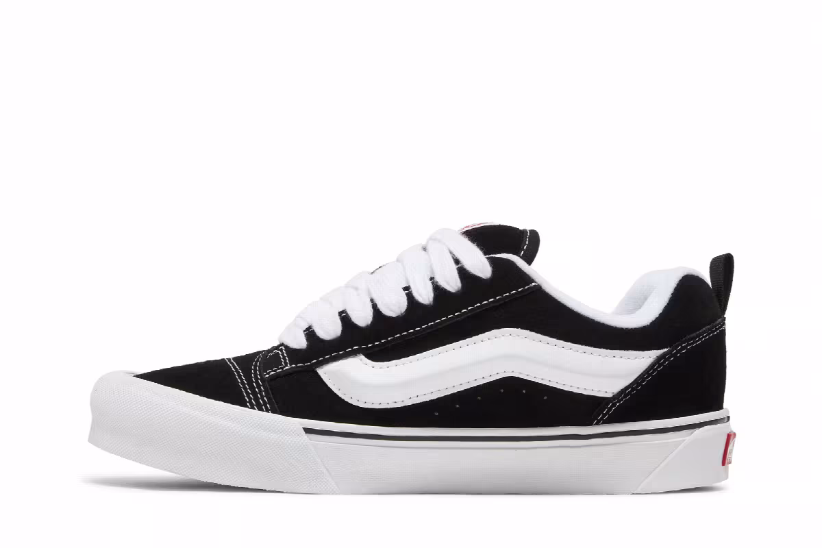 Vans Knu-Skool Black White, view 4