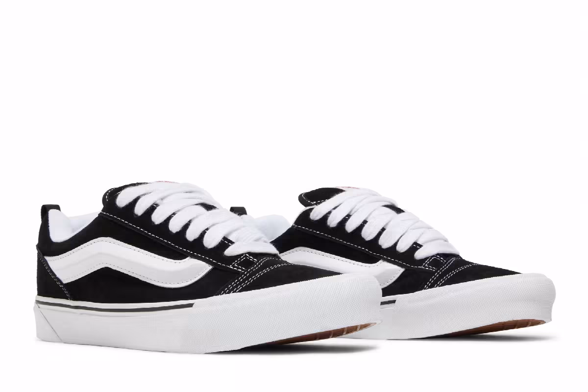 Vans Knu-Skool Black White, view 9