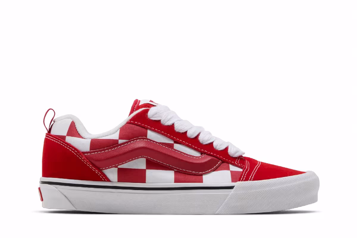 Vans Knu-Skool Mega Check Red, view 2