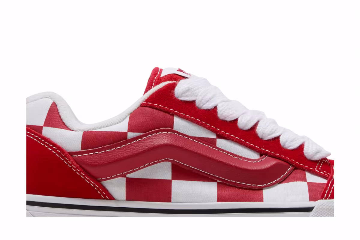 Vans Knu-Skool Mega Check Red, view 3