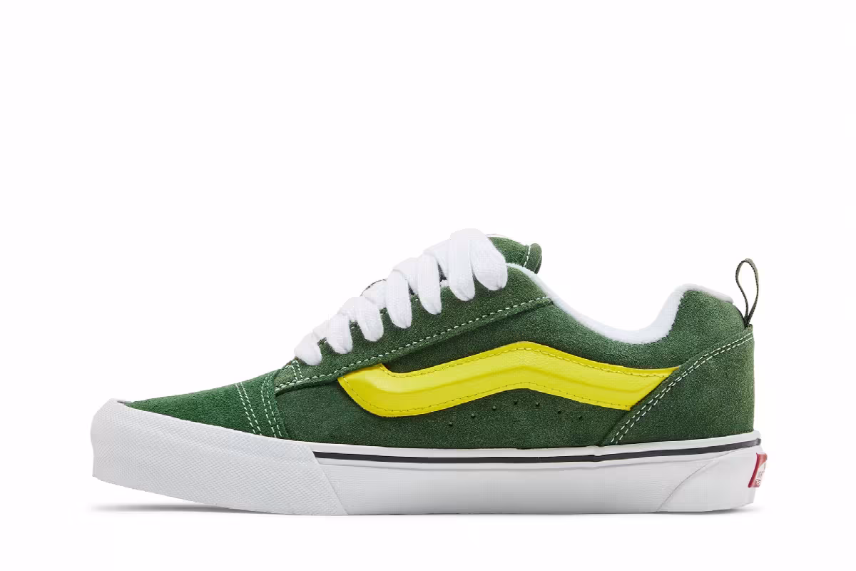 Vans Knu-Skool Green Yellow, view 4