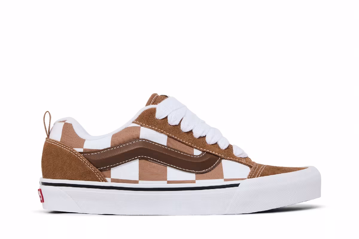 Vans Knu-Skool Mega Check Brown, view 2