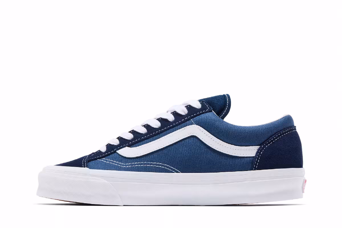 Vans OG Style 36 LX Navy Blue, view 4