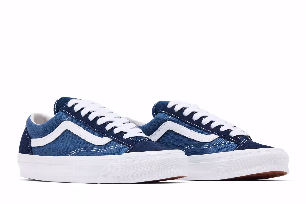 Vans OG Style 36 LX Navy Blue, view 9