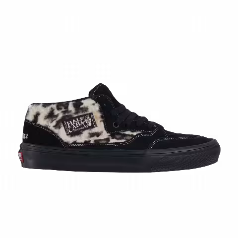 Supreme x Vans Skate Half Cab '92 'Leopard Pack - Black'