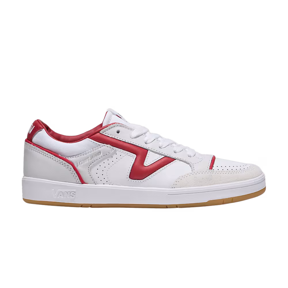Vans Lowland CC White Court Red
